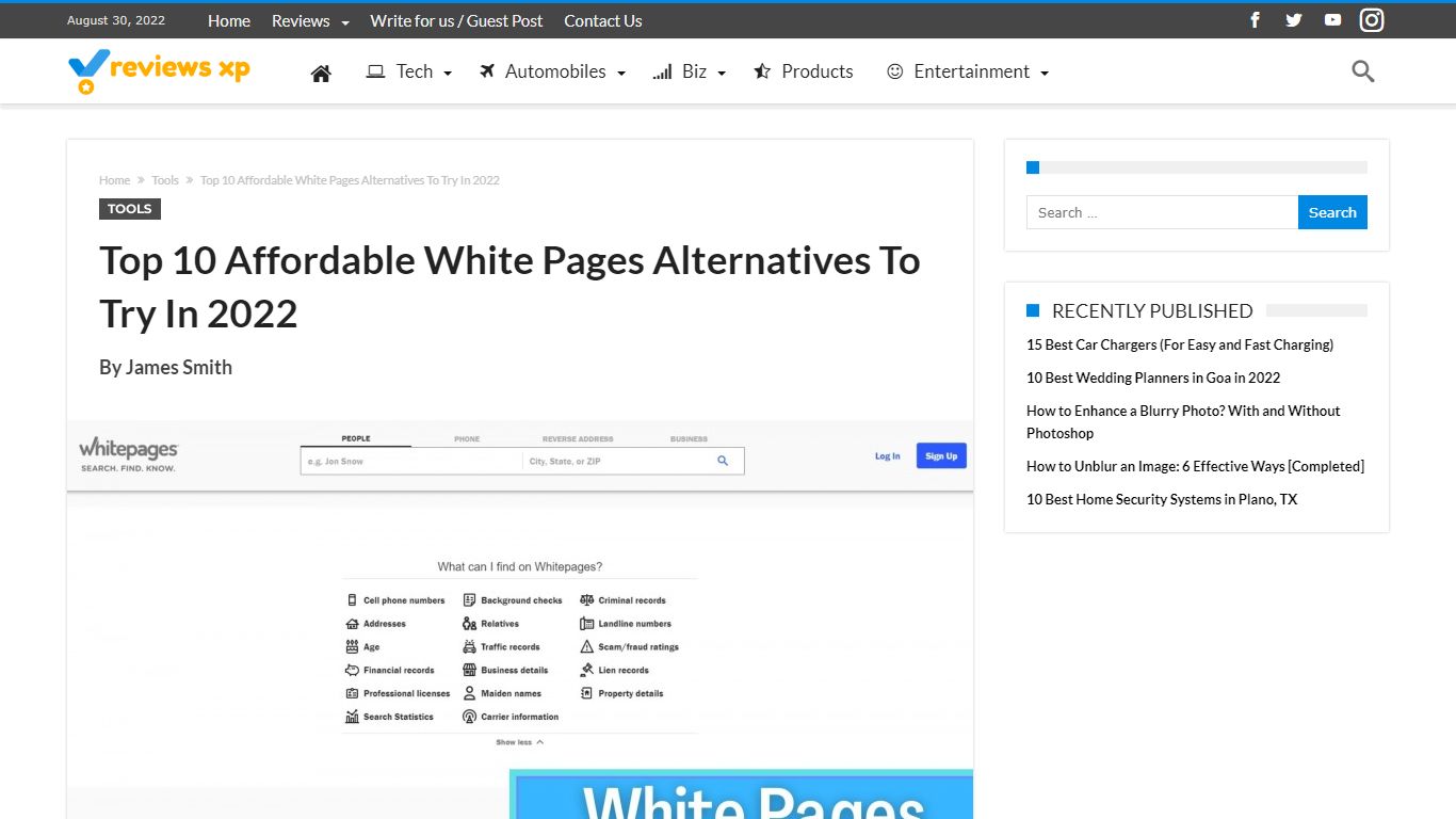 Top 10 Affordable White Pages Alternatives To Try In 2022 - Customer