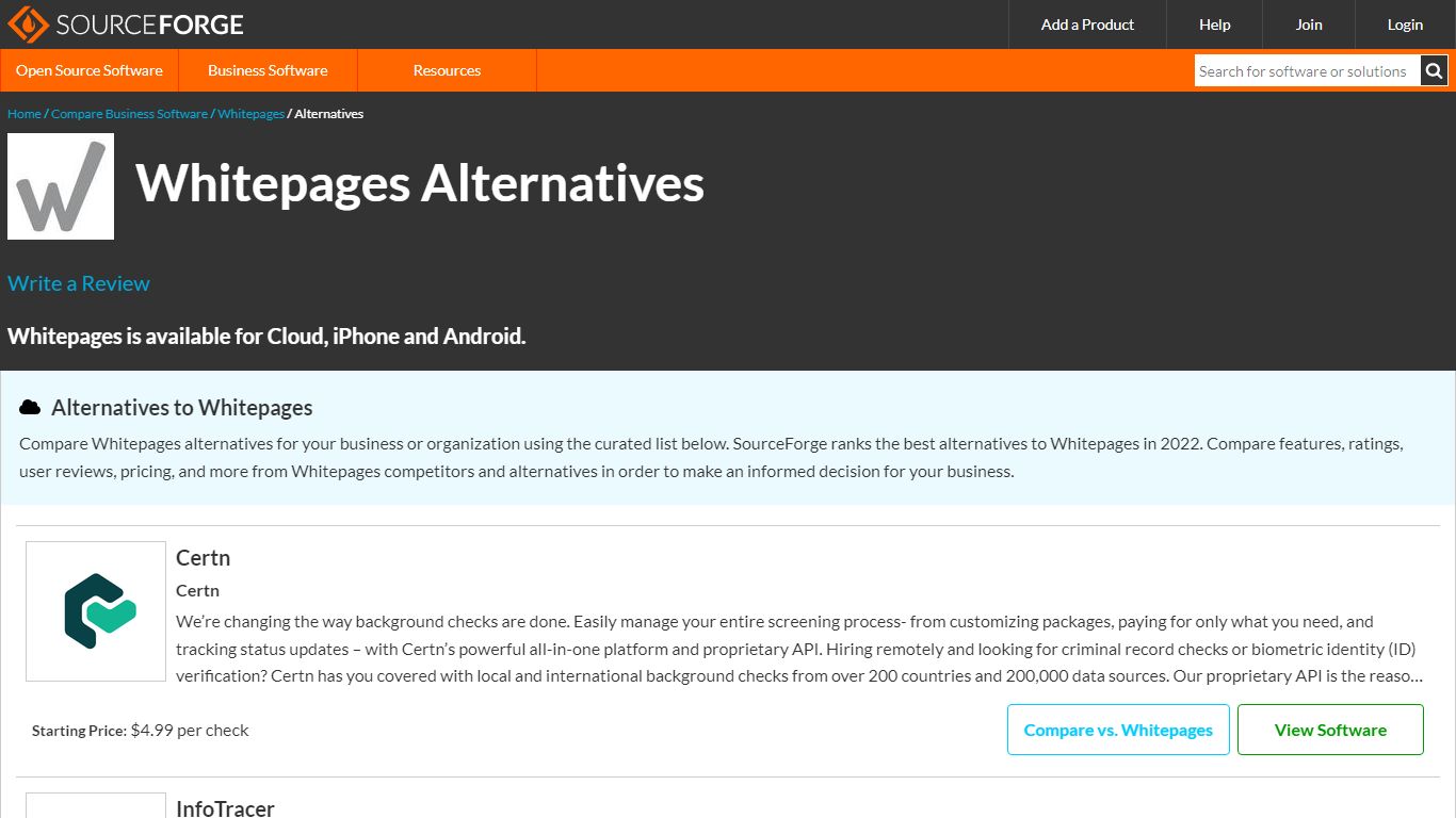 Best Whitepages Alternatives & Competitors